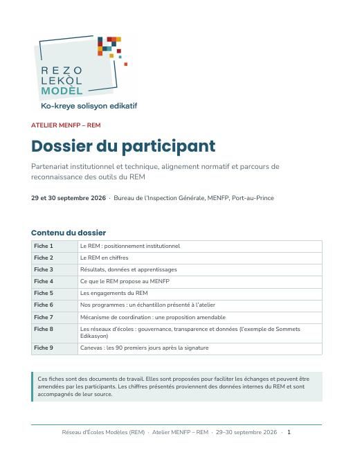 Aperçu du dossier du participant